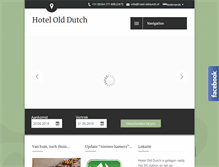 Tablet Screenshot of hotel-olddutch.nl